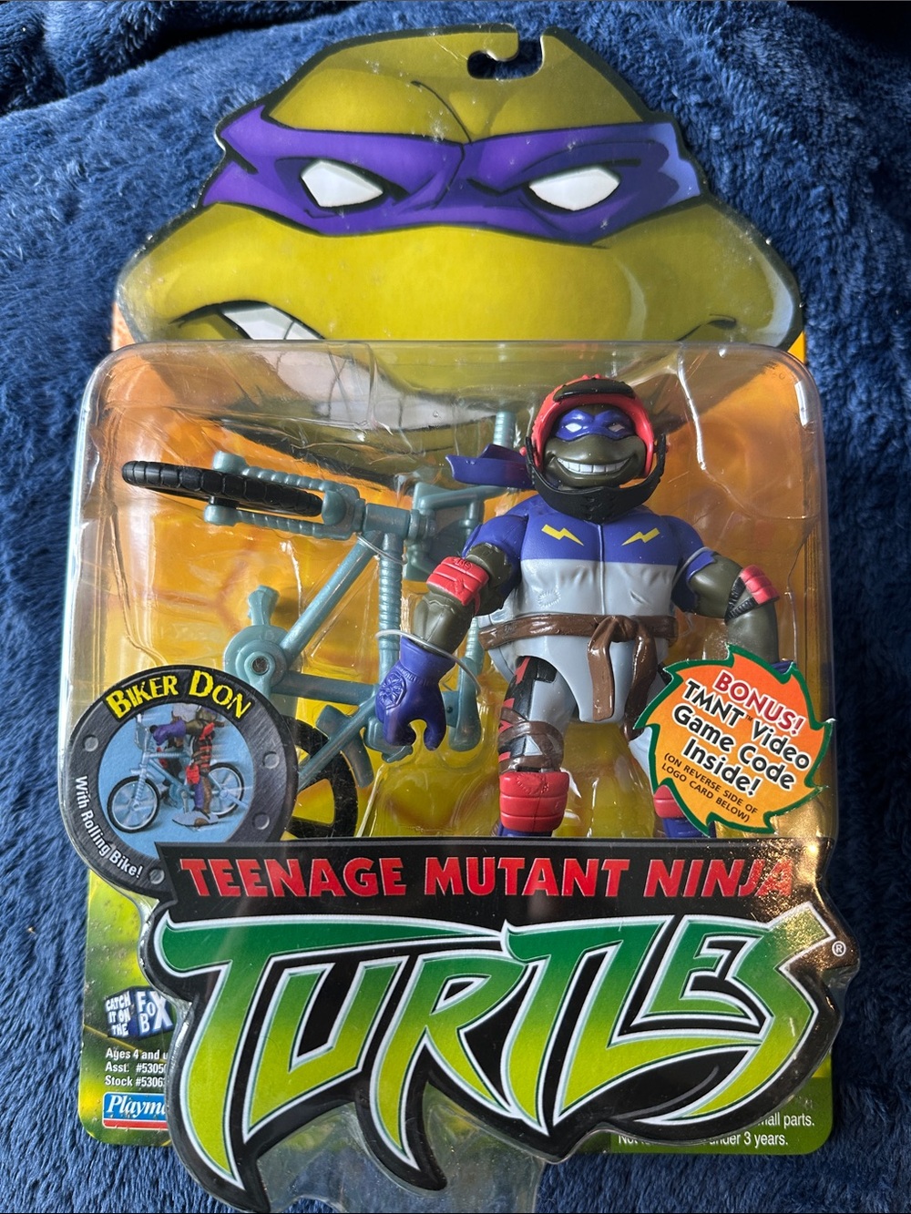Biker Don Action Figure Teenage Mutant Ninja Turtles TMNT NWT new 2003
